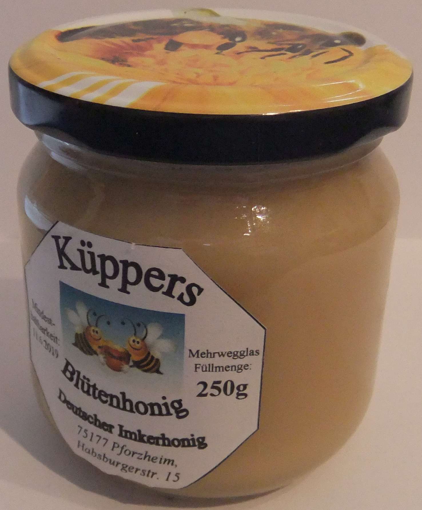 Deutscher
Imkerhonig:
Blütenhonig