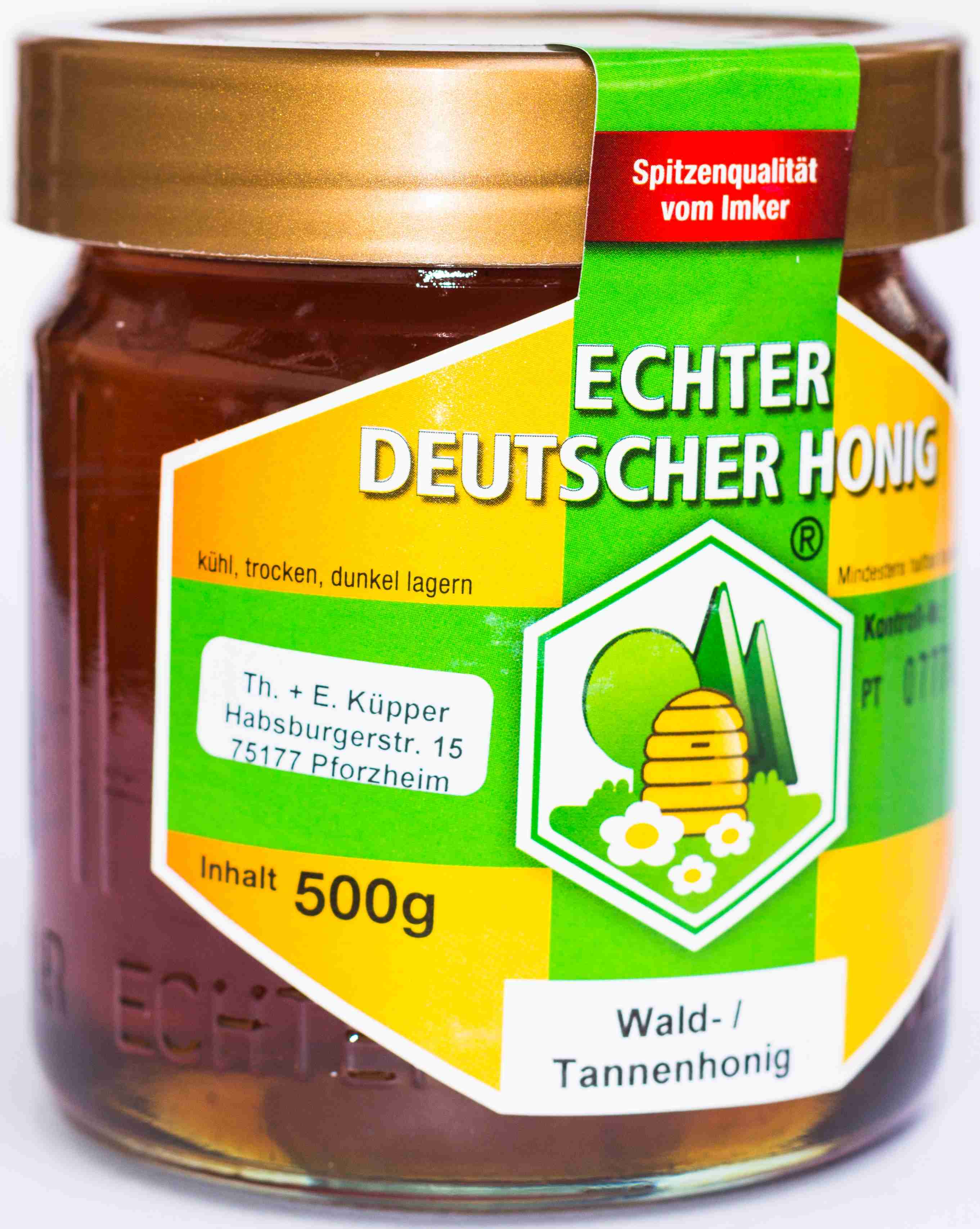 Deutscher Imkerhonig:
Wald- / Tannenhonig